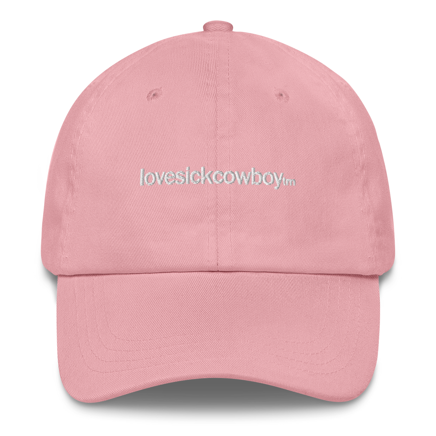 LOVESICKCOWBOYtm (White Text) Dad hat
