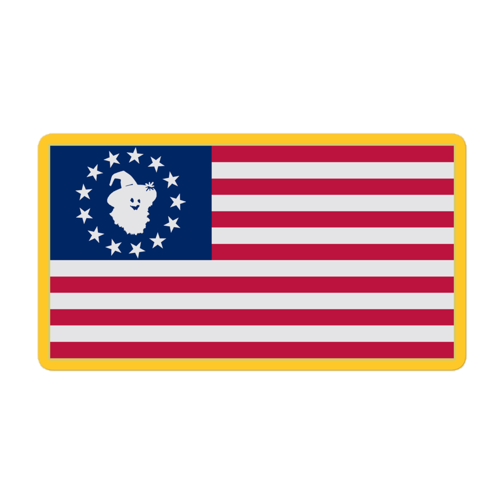LSC FLAG Bubble-free stickers