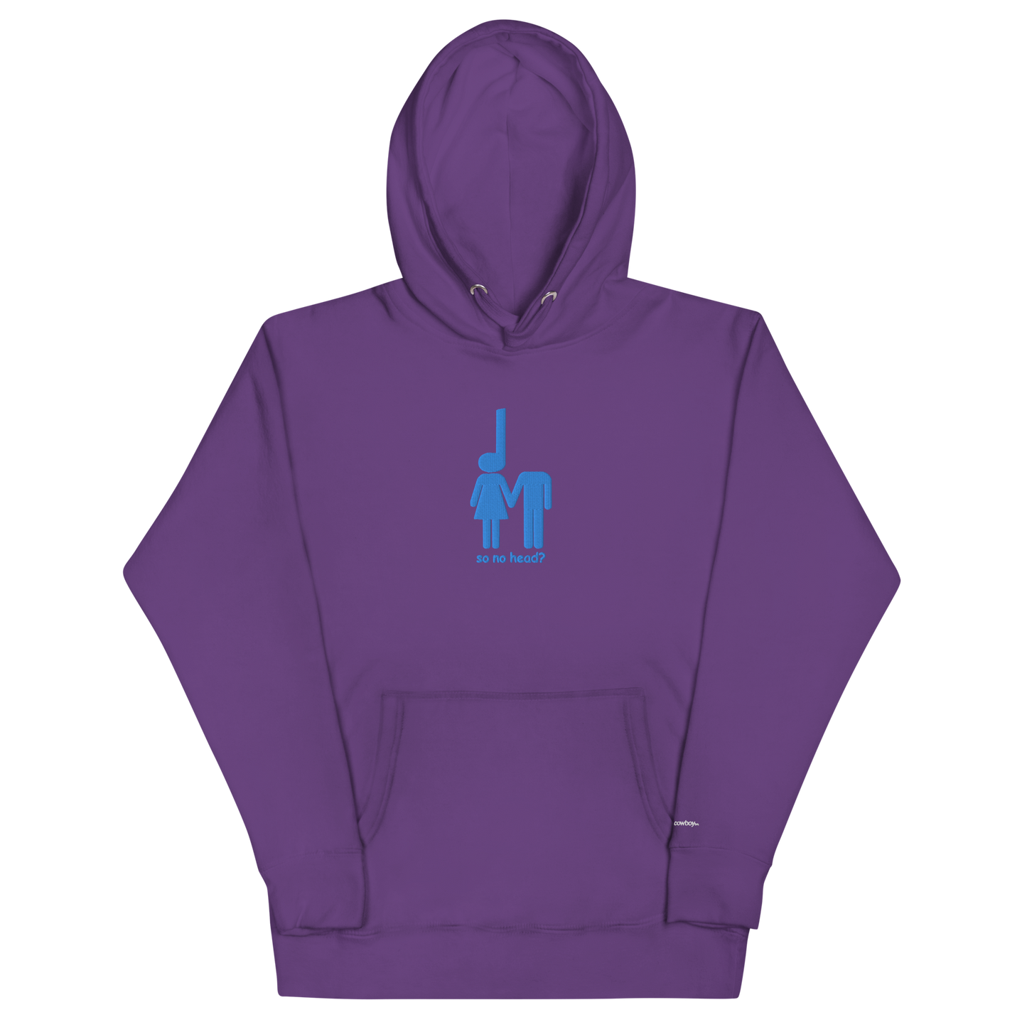 SO NO HEAD EMBROIDERED Unisex Hoodie