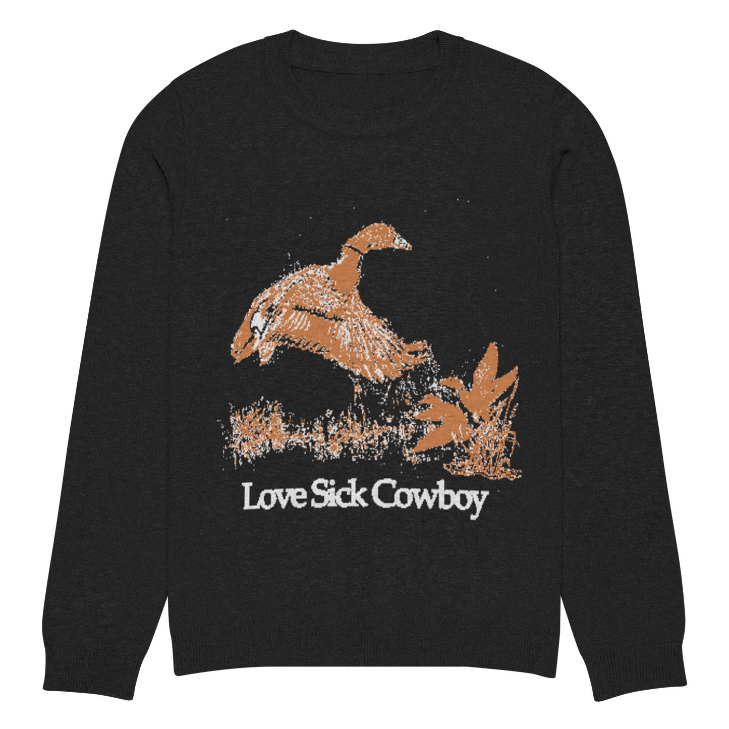 LOVE SICK DUCKBOY Knitted crew neck sweater