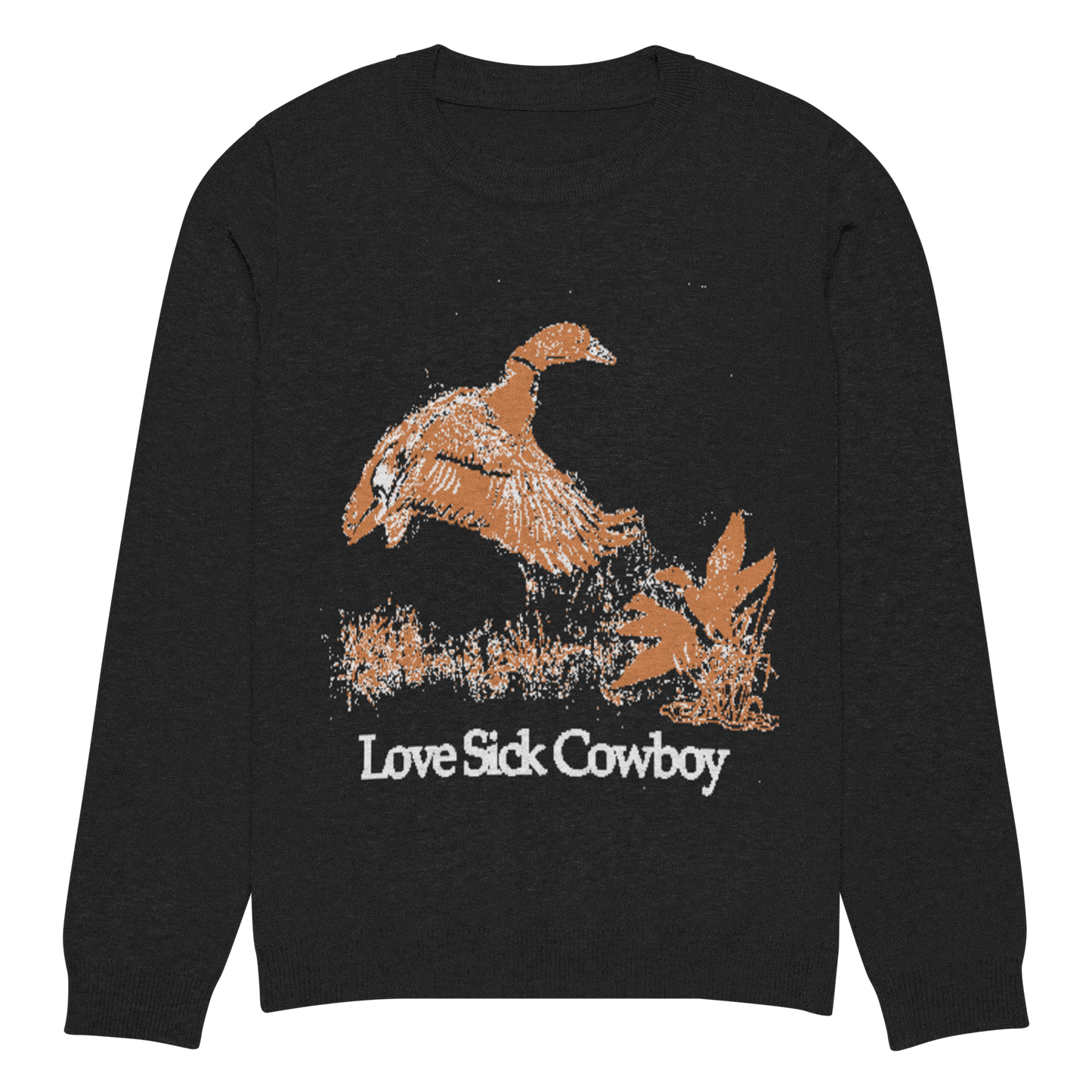 LOVE SICK DUCKBOY Knitted crew neck sweater