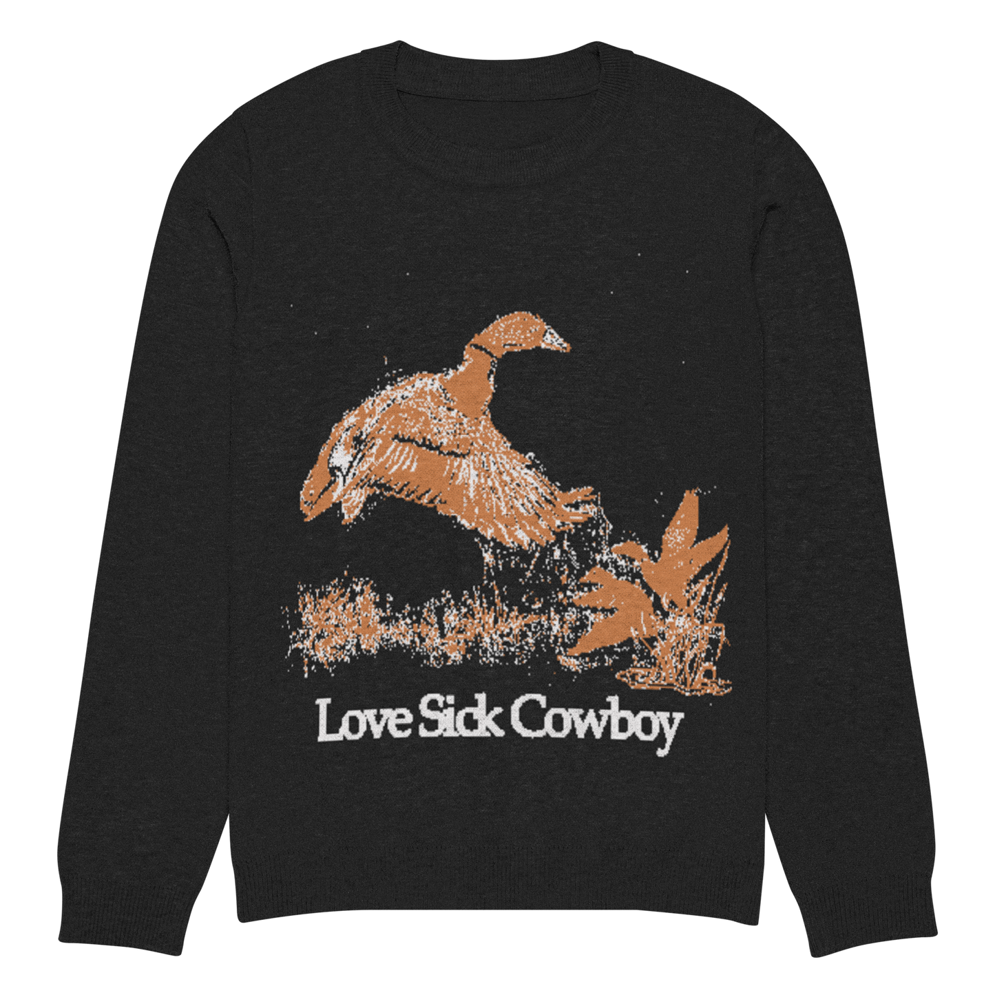 LOVE SICK DUCKBOY Knitted crew neck sweater