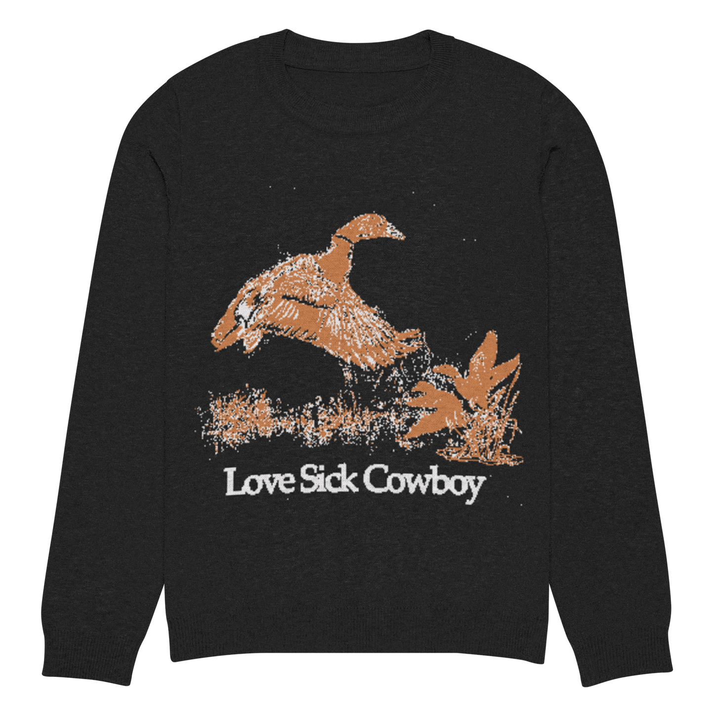 LOVE SICK DUCKBOY Knitted crew neck sweater