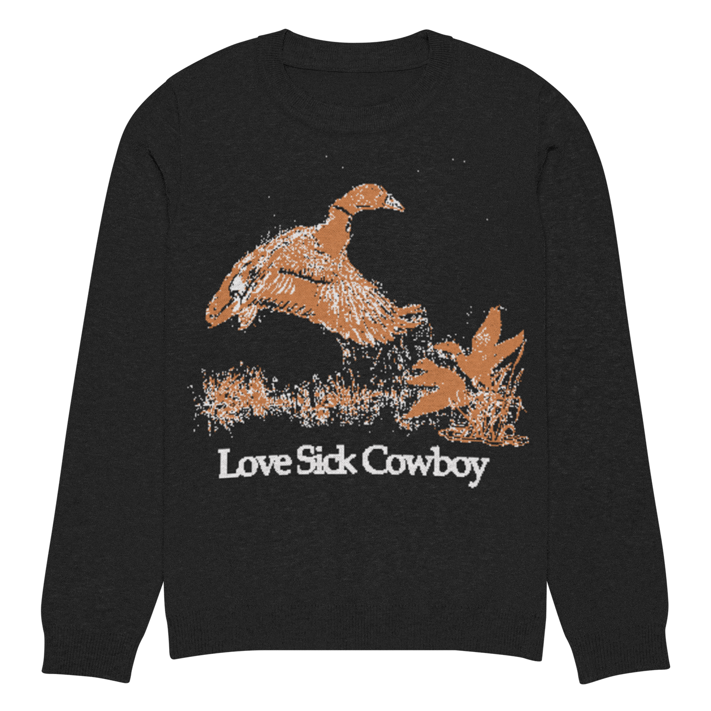 LOVE SICK DUCKBOY Knitted crew neck sweater