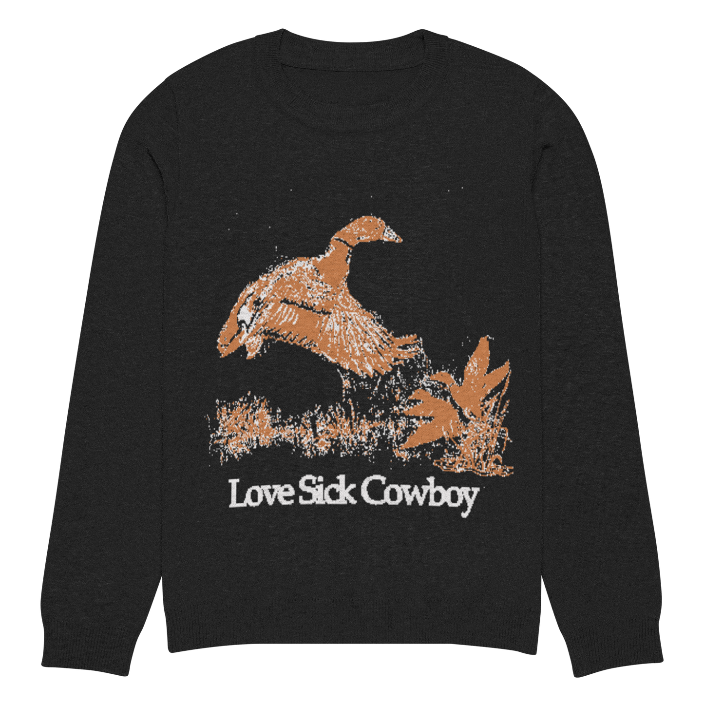 LOVE SICK DUCKBOY Knitted crew neck sweater