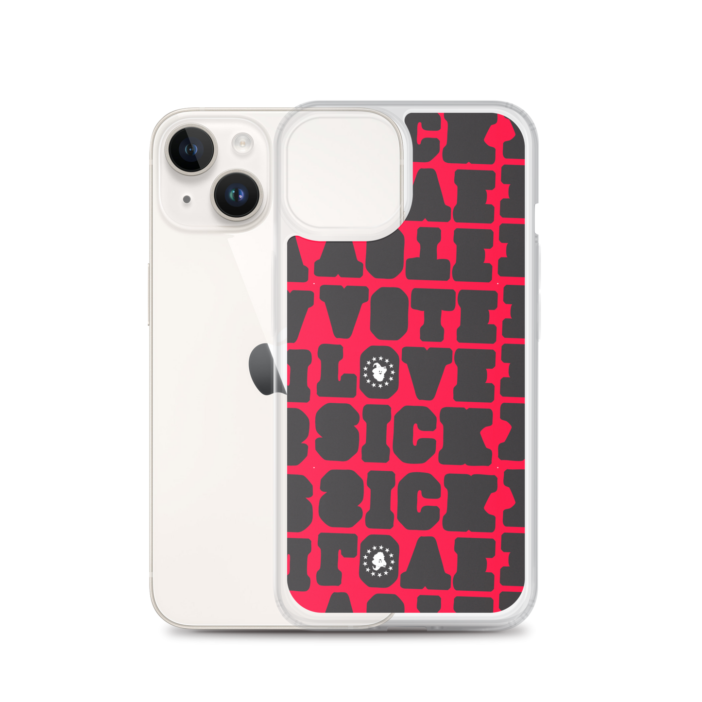 VOTE LOVE SICK Clear Case for iPhone®