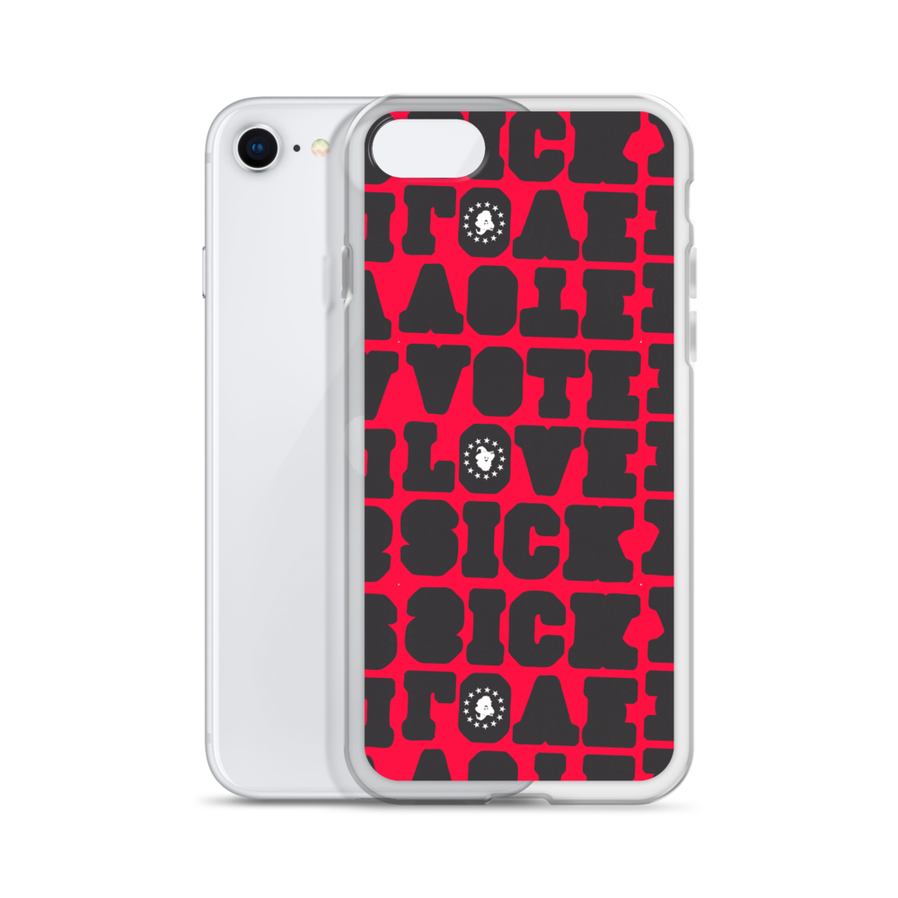 VOTE LOVE SICK Clear Case for iPhone®