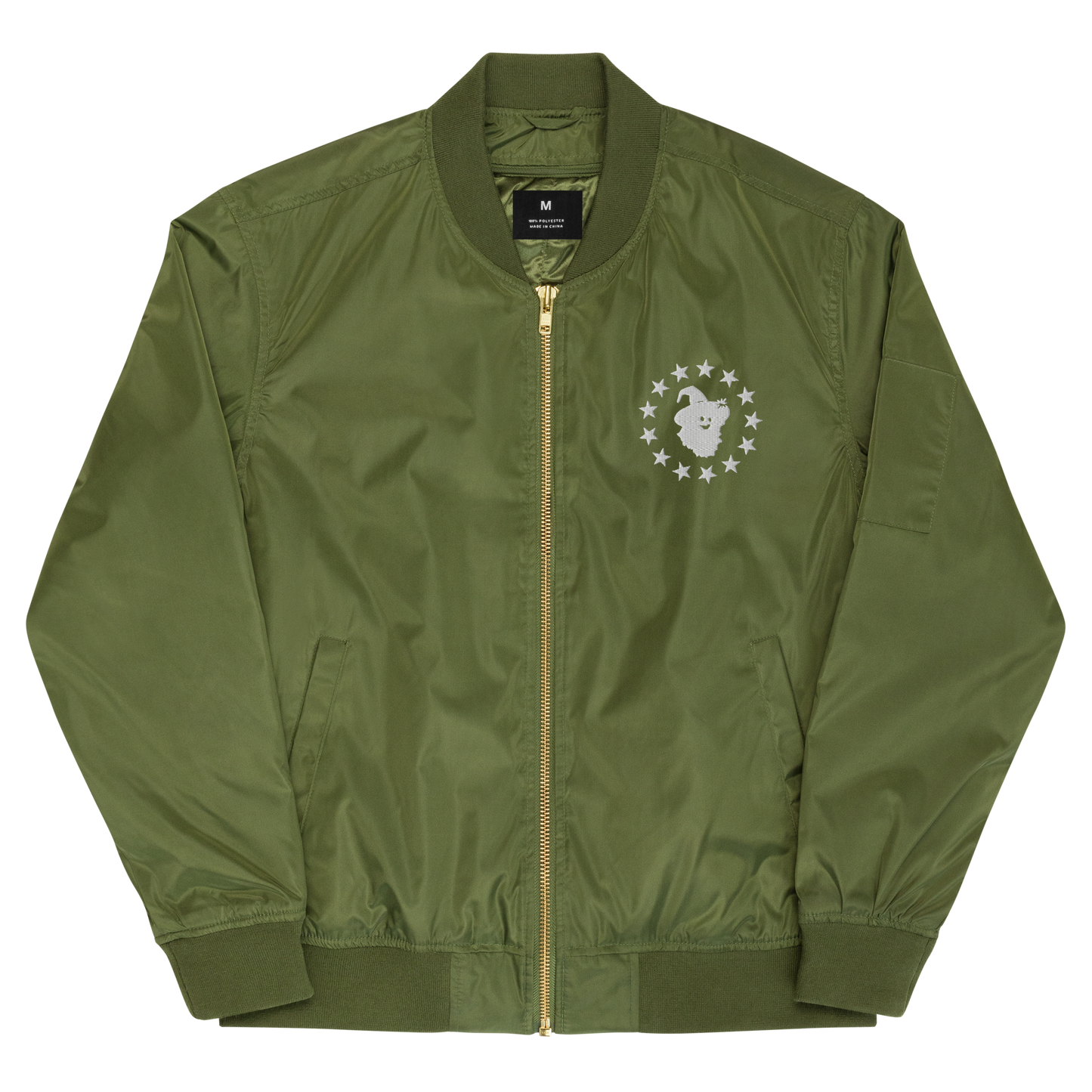 LOVE SICK FLAG Premium recycled bomber jacket