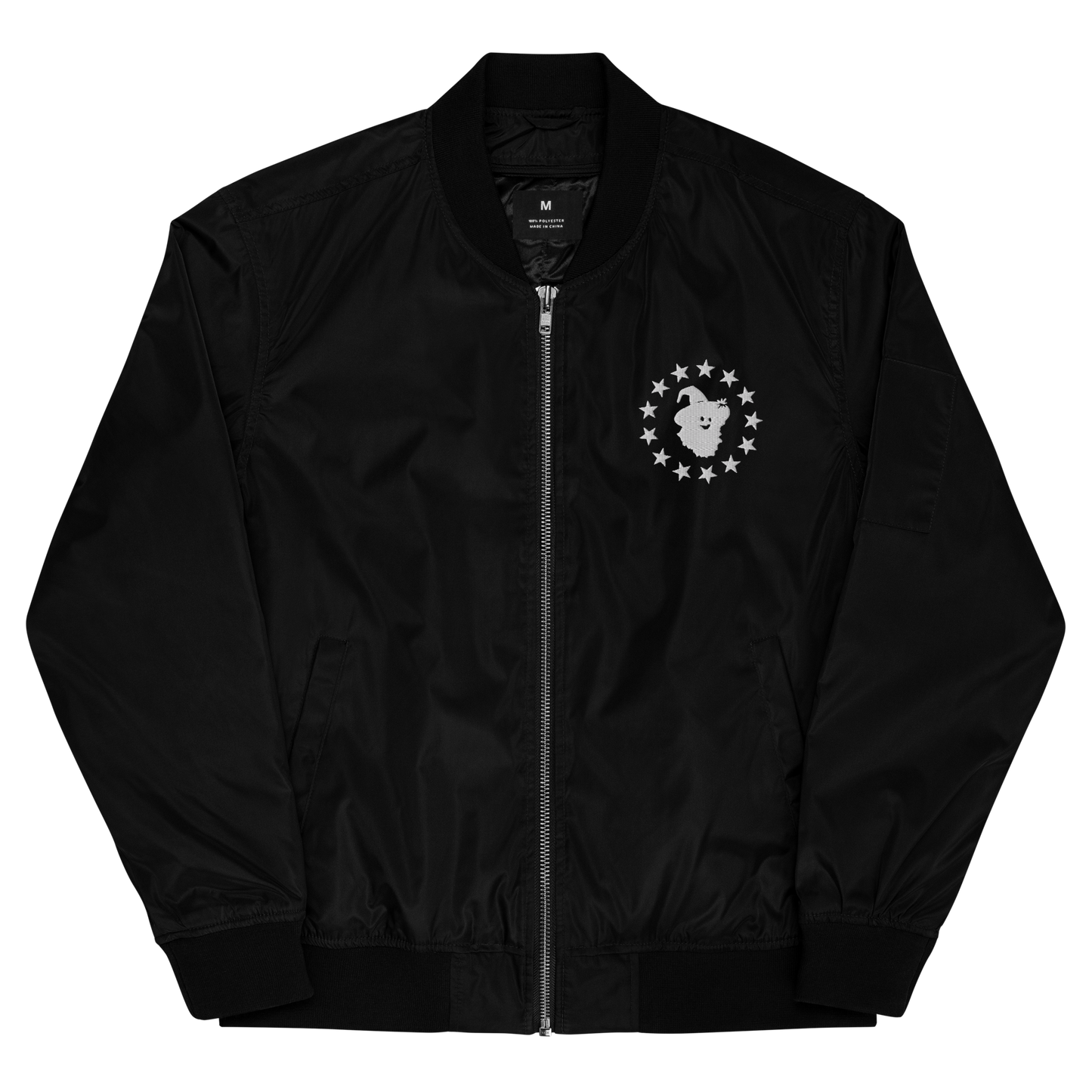 LOVE SICK FLAG Premium recycled bomber jacket