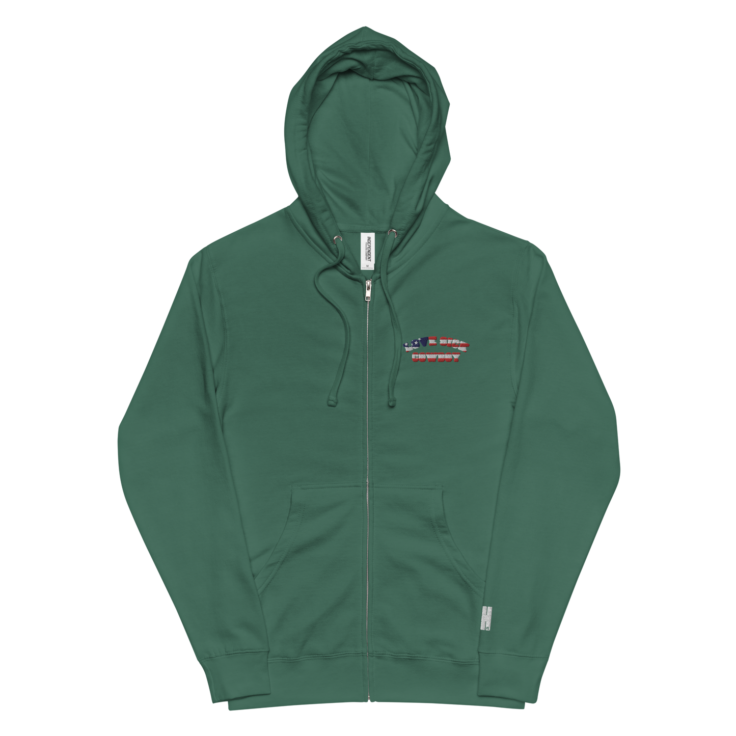 PATRIOT Unisex fleece zip up hoodie