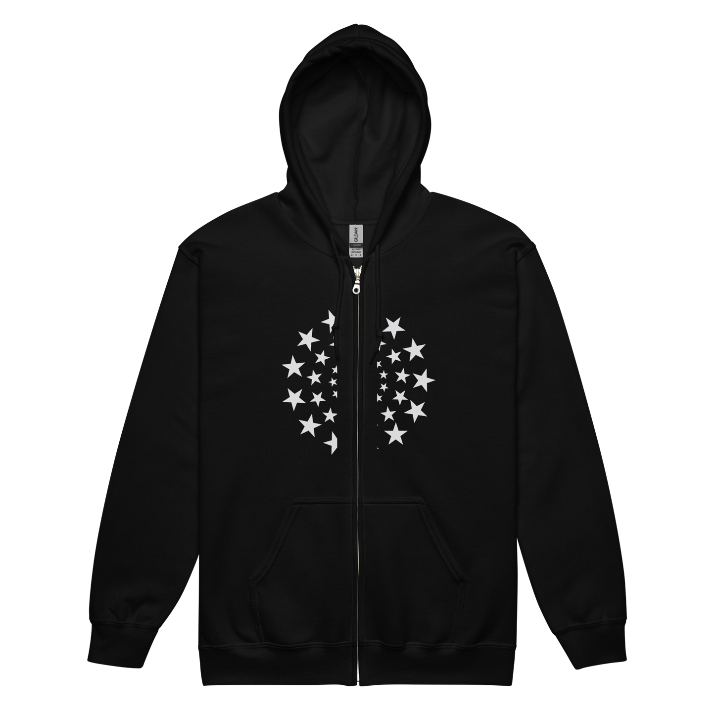 LOVE SICK FLAG ZIP HOODIE
