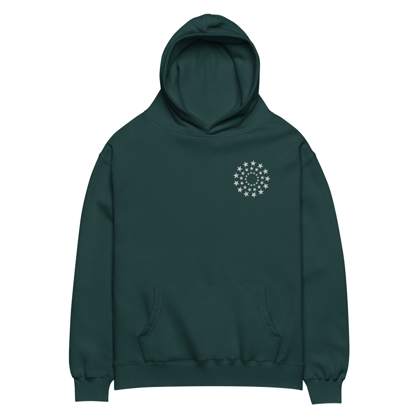 LOVE SICK FLAG EMBROIDERED HOODIE
