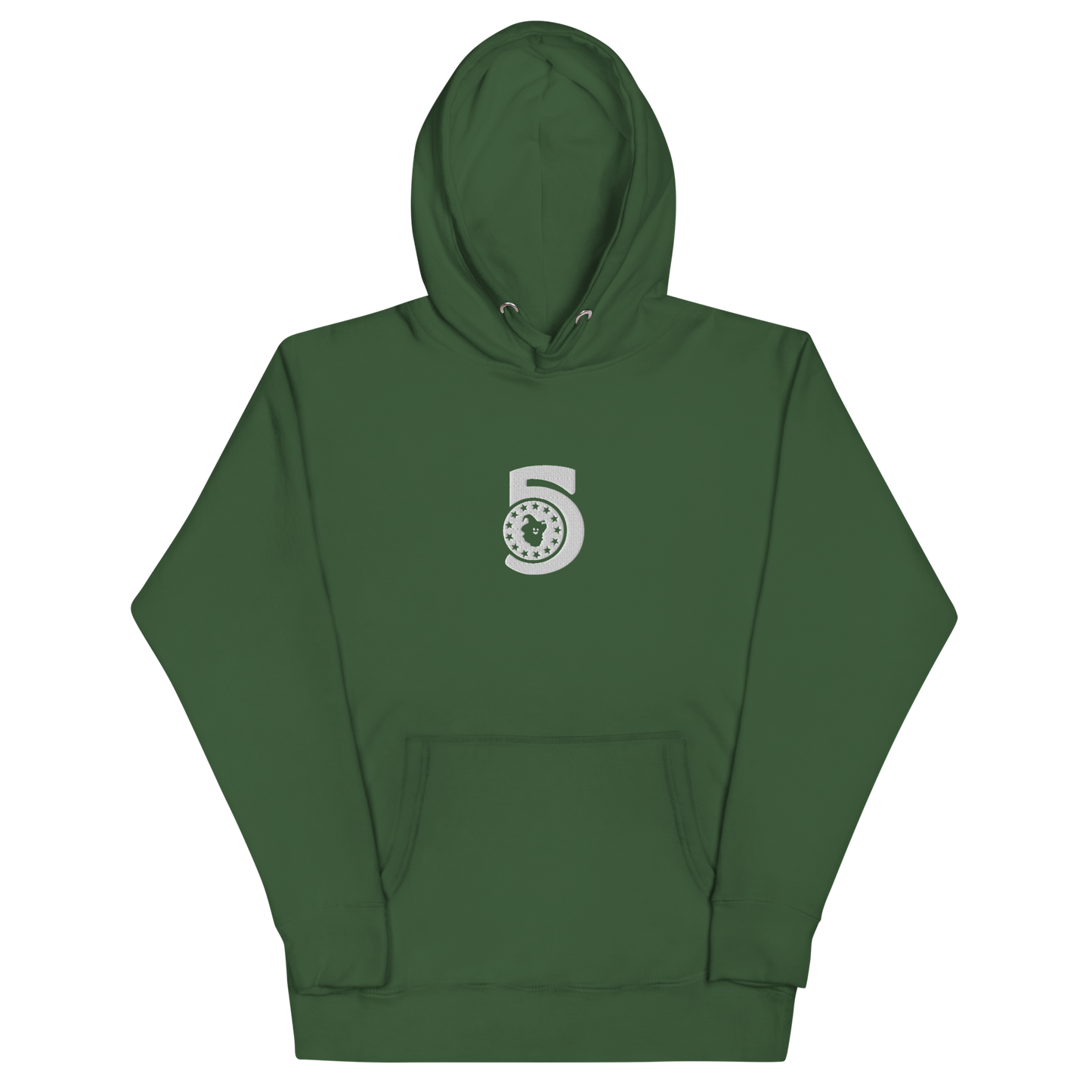 5 EMBROIDERED Unisex Hoodie