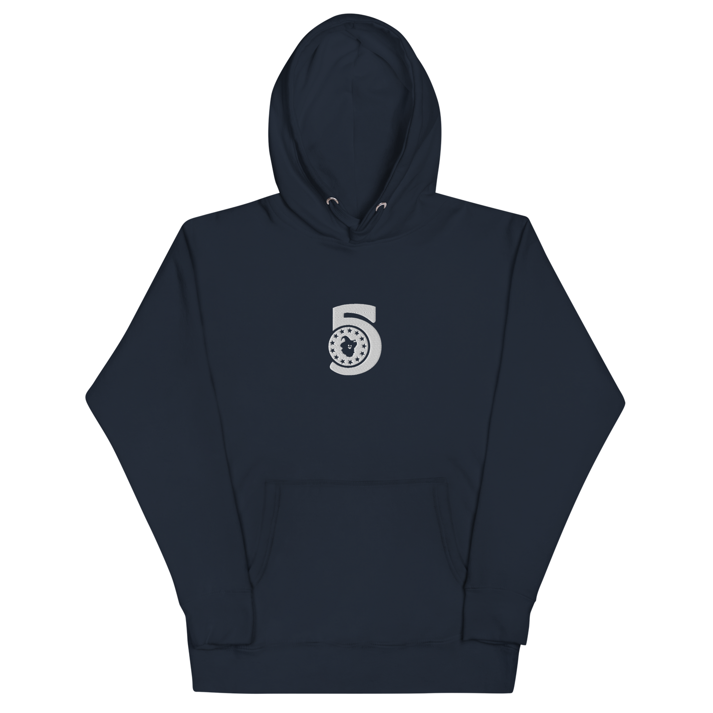 5 EMBROIDERED Unisex Hoodie